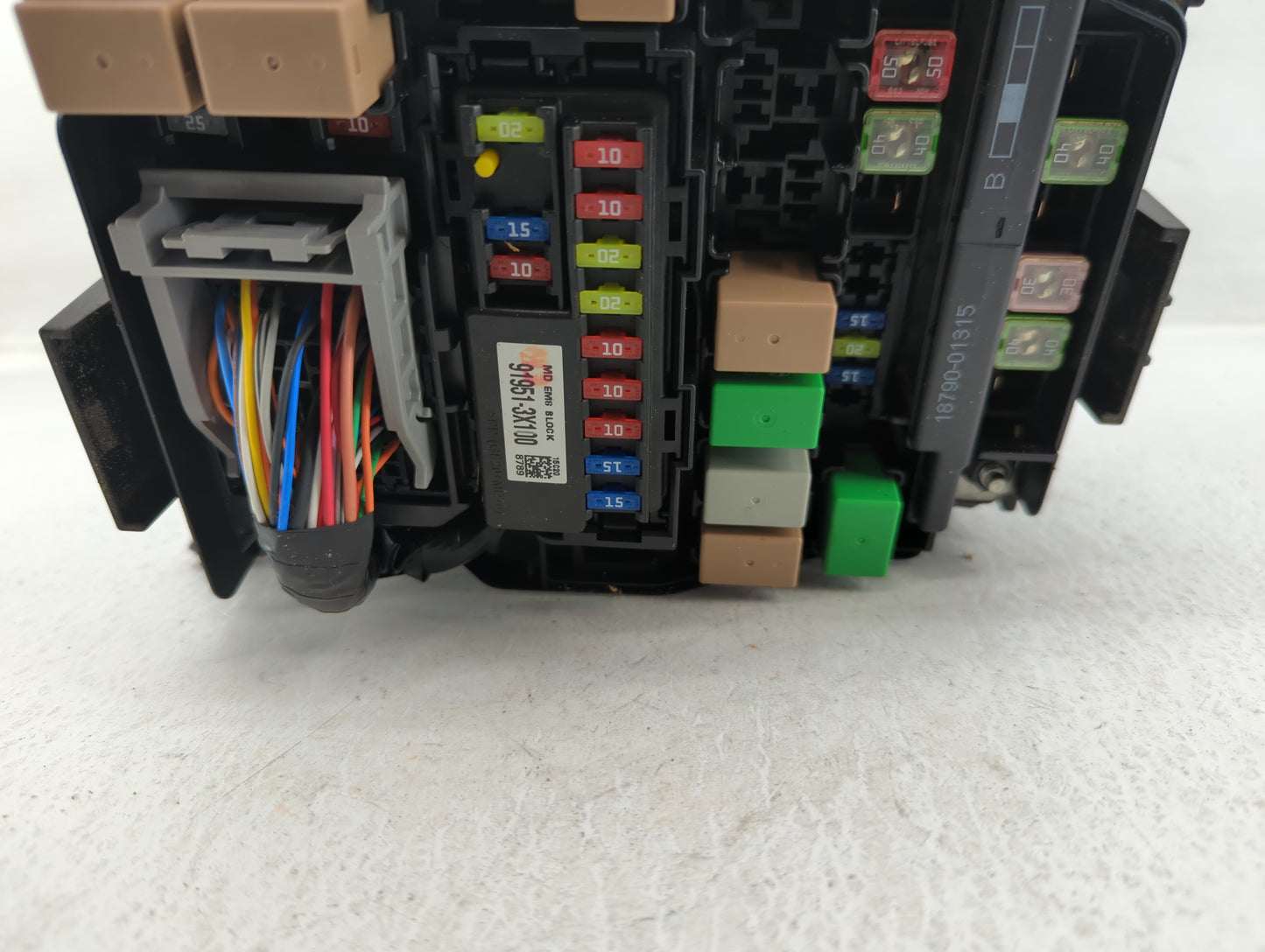2014-2016 Hyundai Elantra Fusebox Fuse Box Panel Relay Module P/N:919513X100 Fits Fits 2014 2015 2016 OEM Used Auto Parts - 
