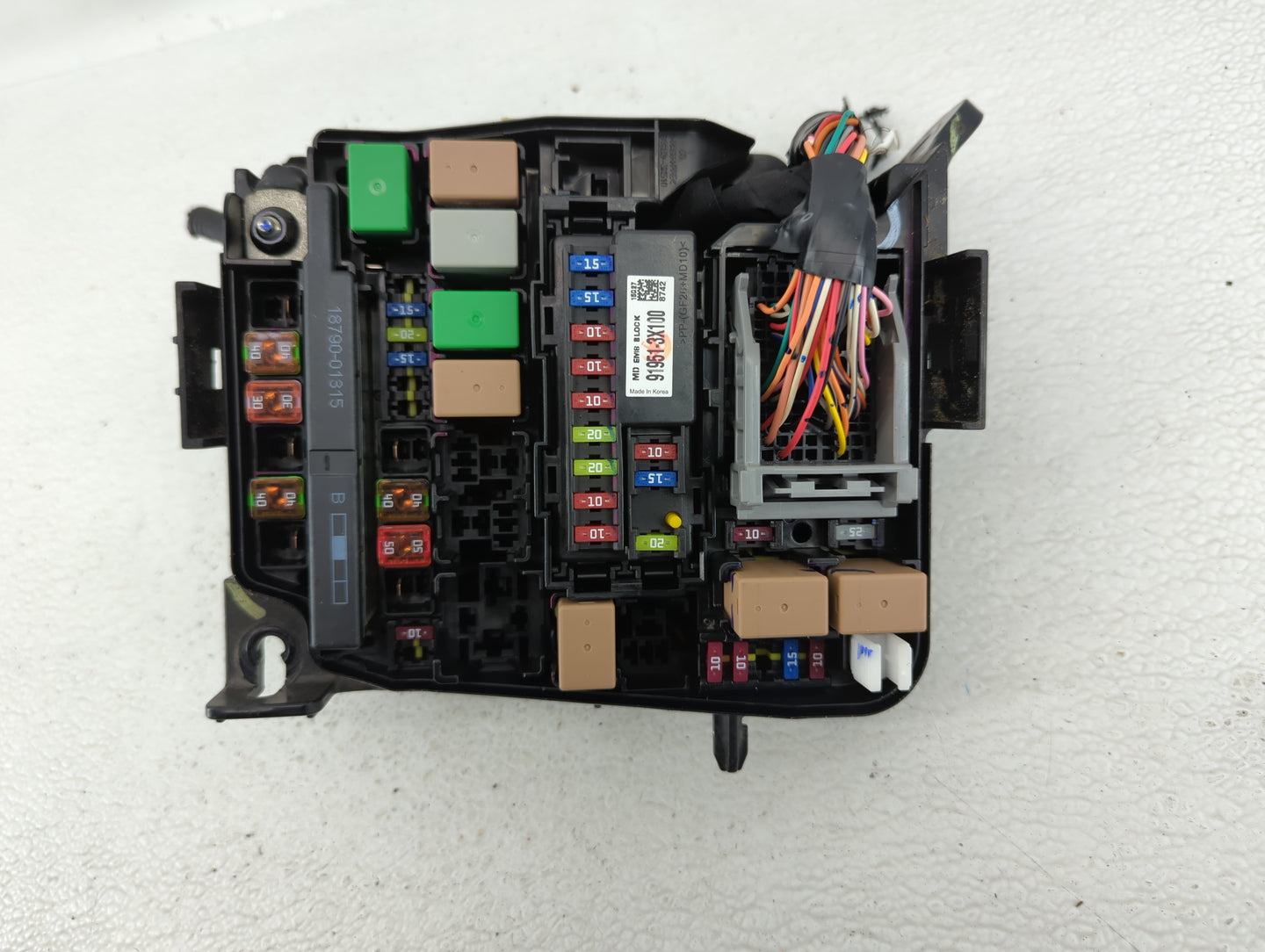 2014-2016 Hyundai Elantra Fusebox Fuse Box Panel Relay Module P/N:91951-3X100 Fits Fits 2014 2015 2016 OEM Used Auto Parts -