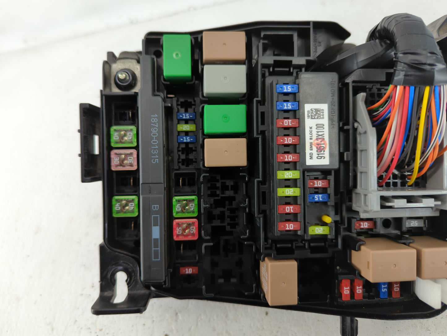 2014-2016 Hyundai Elantra Fusebox Fuse Box Panel Relay Module P/N:912653X060A Fits Fits 2014 2015 2016 OEM Used Auto Parts -