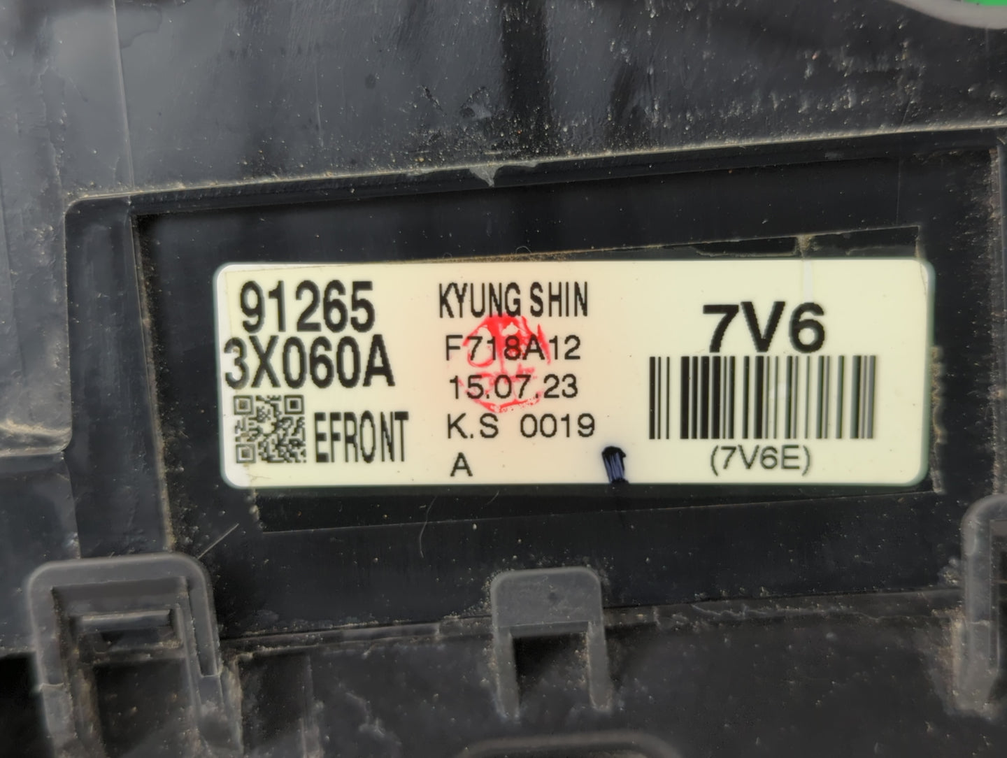 2014-2016 Hyundai Elantra Fusebox Fuse Box Panel Relay Module P/N:912653X060A Fits Fits 2014 2015 2016 OEM Used Auto Parts -