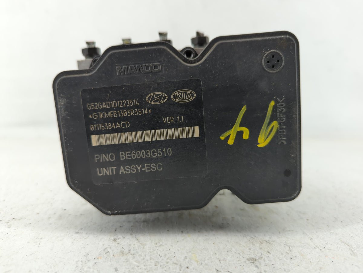 2014-2016 Hyundai Elantra Anti-Lock Brake ABS Pump Module Actuator OEM P/N:58920-3X630 Fits Fits 2014 2015 2016 OEM Used Aut