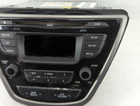 2014-2016 Hyundai Elantra Am Fm Cd Player Radio Receiver 591850 - Oemusedautoparts1.com