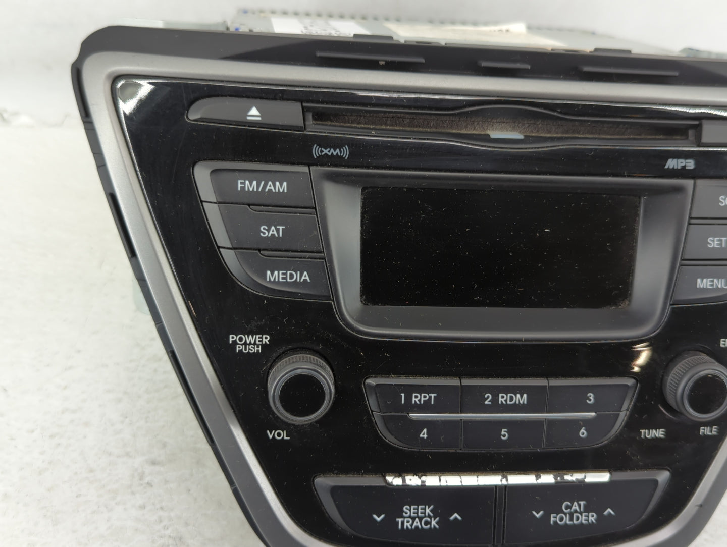2014-2016 Hyundai Elantra Radio AM FM Cd Player Receiver Replacement P/N:96170-3X156GU Fits Fits 2014 2015 2016 OEM Used Aut