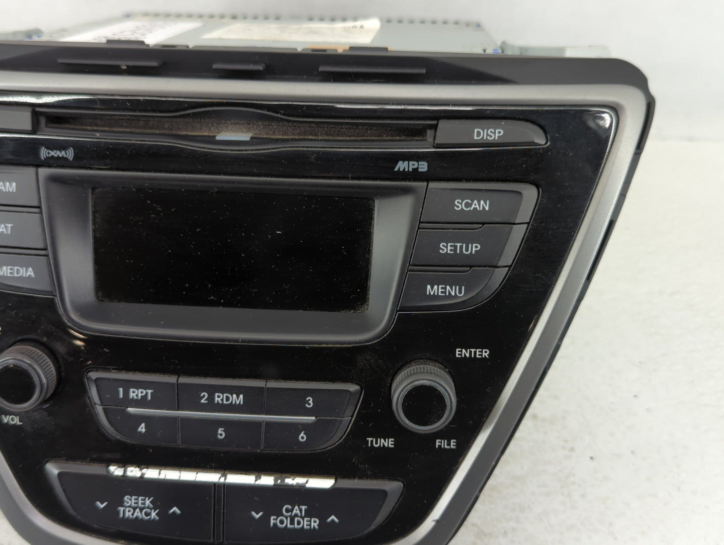 2014-2016 Hyundai Elantra Radio AM FM Cd Player Receiver Replacement P/N:96170-3X156GU Fits Fits 2014 2015 2016 OEM Used Aut