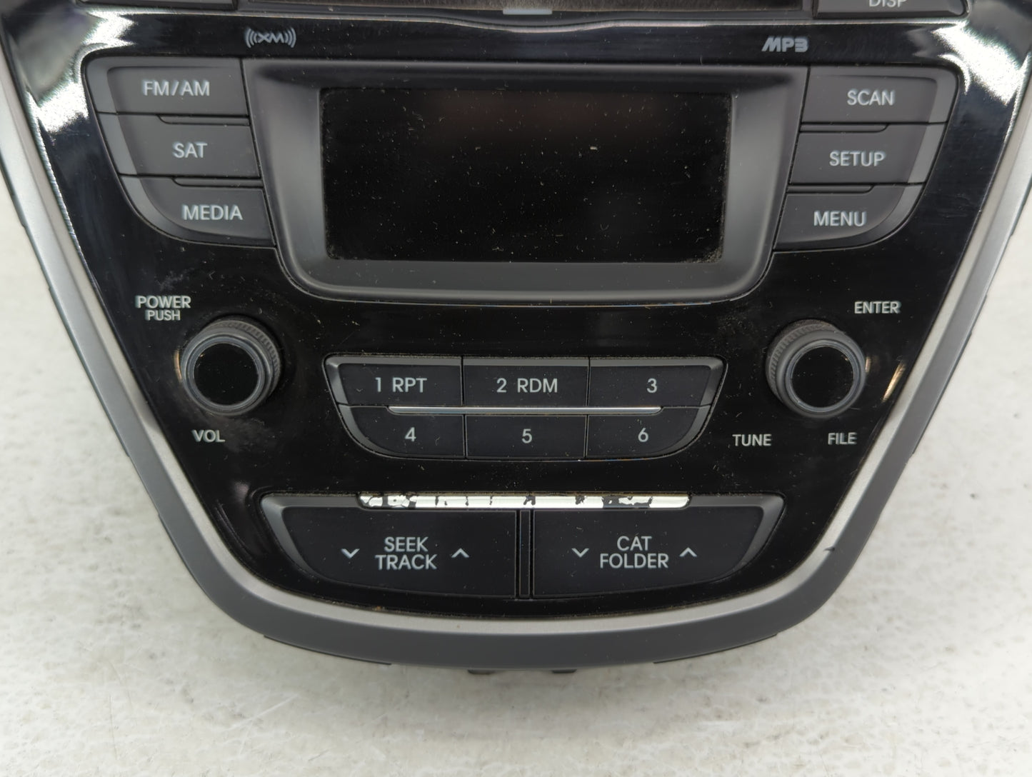 2014-2016 Hyundai Elantra Radio AM FM Cd Player Receiver Replacement P/N:96170-3X156GU Fits Fits 2014 2015 2016 OEM Used Aut