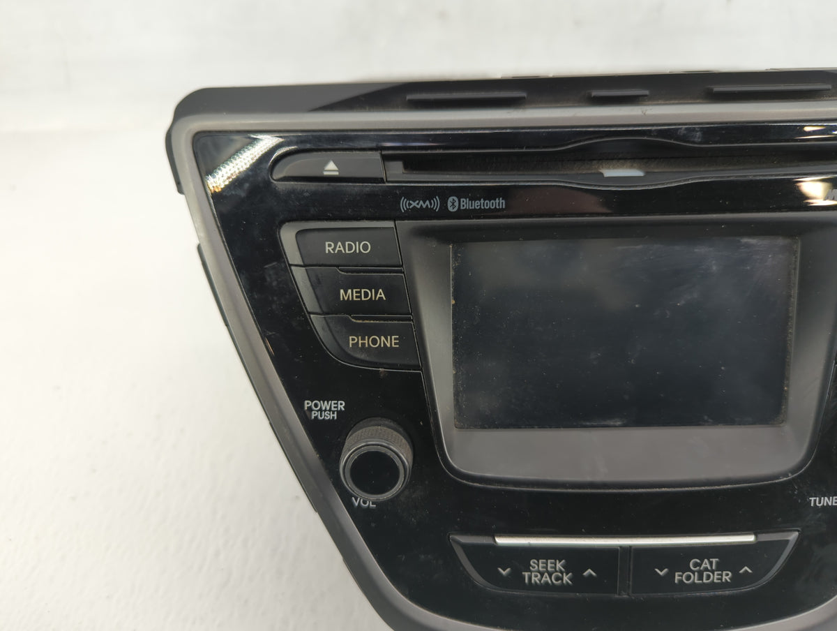 2014-2016 Hyundai Elantra Am Fm Cd Player Radio Receiver 597988 - Oemusedautoparts1.com