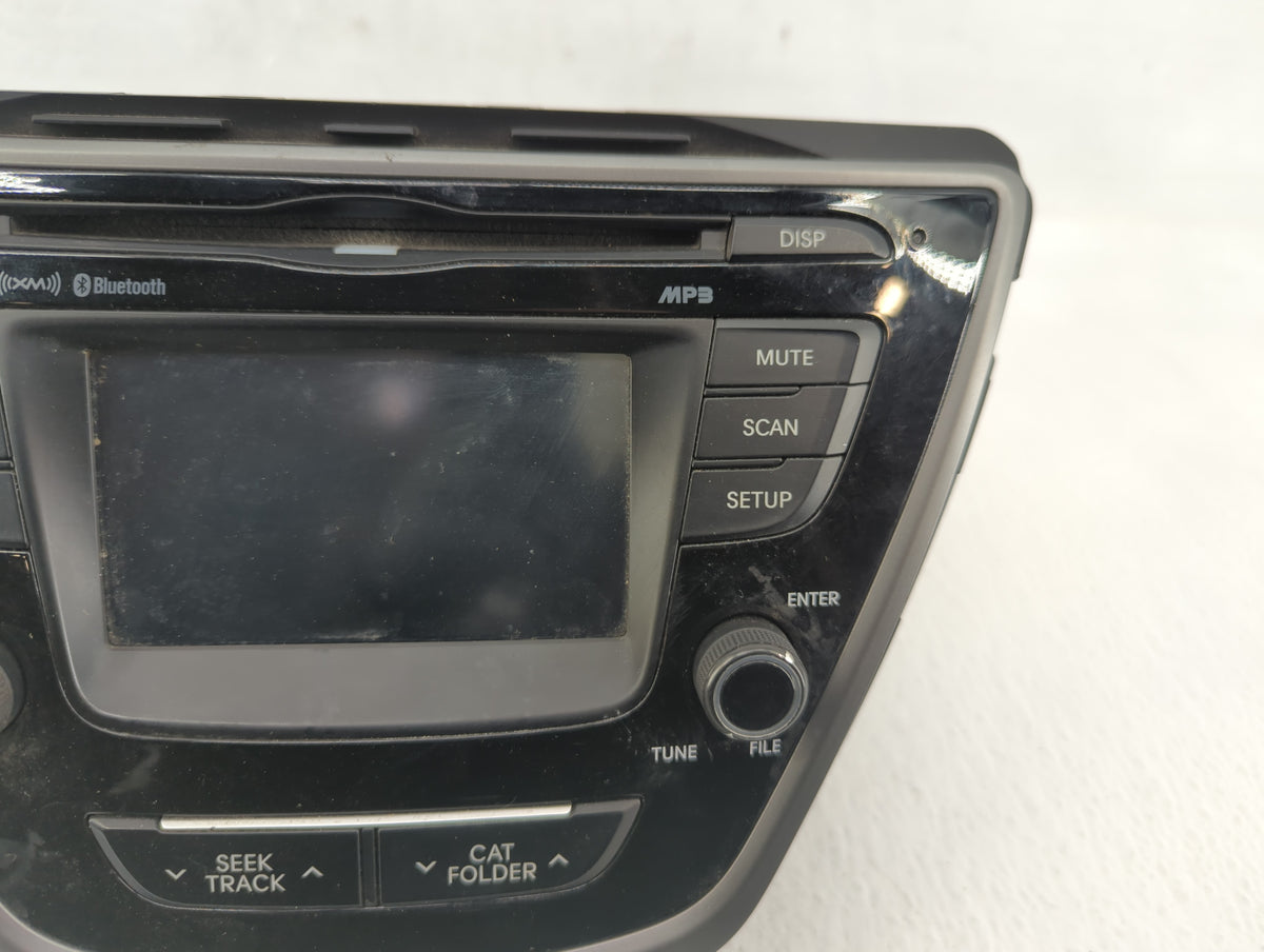2014-2016 Hyundai Elantra Am Fm Cd Player Radio Receiver 597988 - Oemusedautoparts1.com