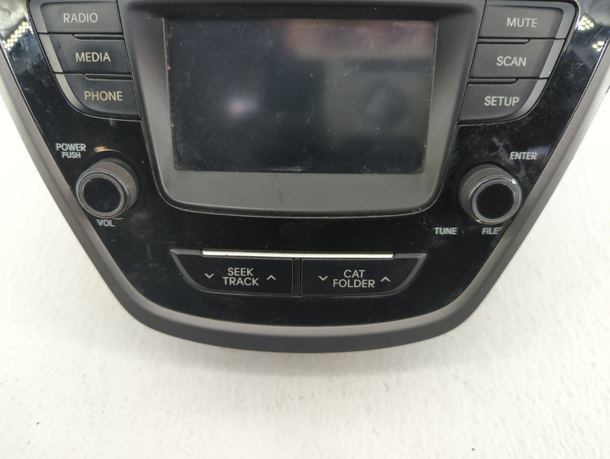 2014-2016 Hyundai Elantra Am Fm Cd Player Radio Receiver 597988 - Oemusedautoparts1.com