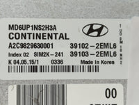 2014-2016 Hyundai Elantra PCM Engine Control Computer ECU ECM PCU OEM P/N:39102-2EML6 Fits Fits 2014 2015 2016 OEM Used Auto