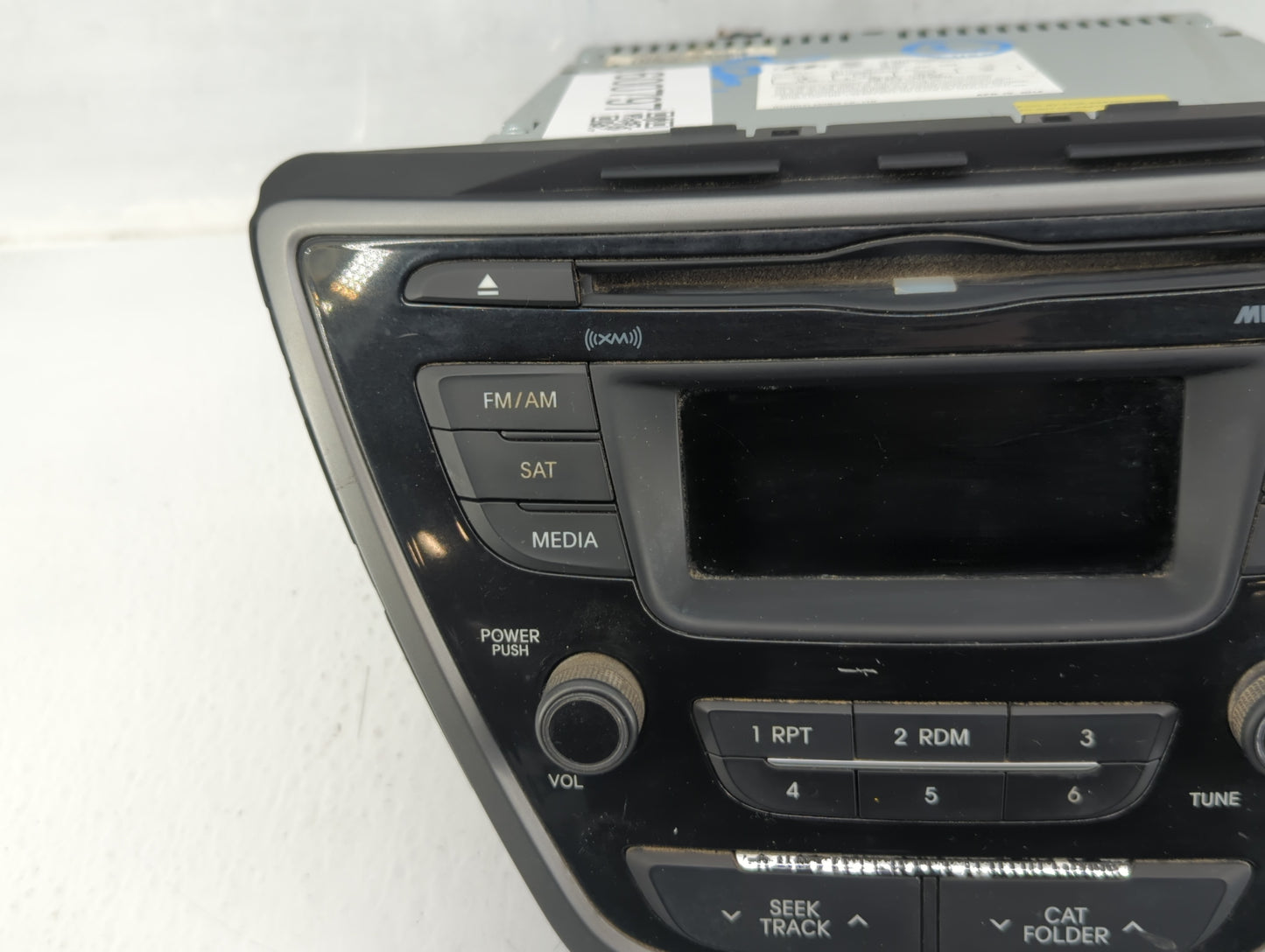2014-2016 Hyundai Elantra Radio AM FM Cd Player Receiver Replacement P/N:96170-3X156GU Fits Fits 2014 2015 2016 OEM Used Aut