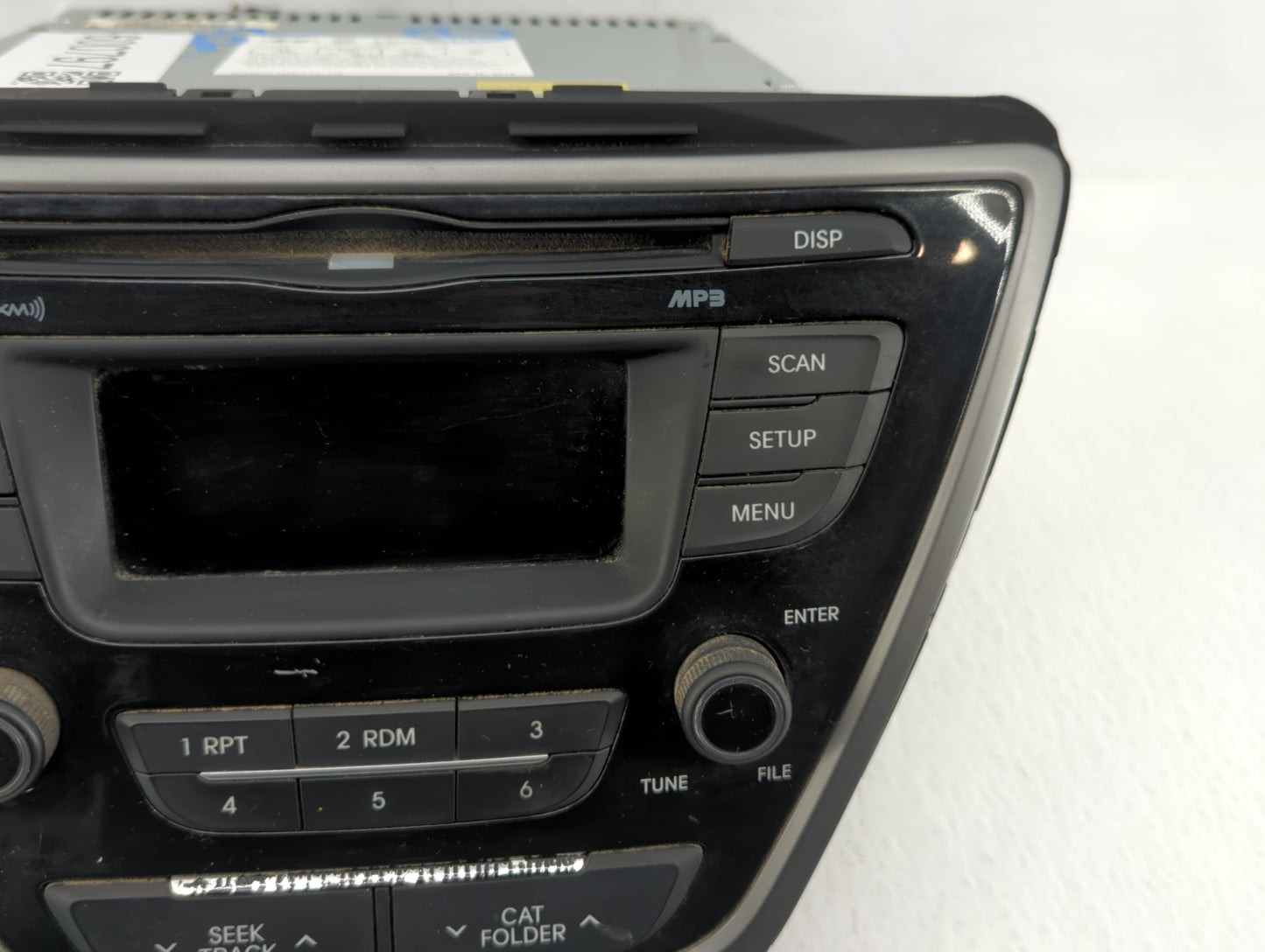 2014-2016 Hyundai Elantra Radio AM FM Cd Player Receiver Replacement P/N:96170-3X156GU Fits Fits 2014 2015 2016 OEM Used Aut