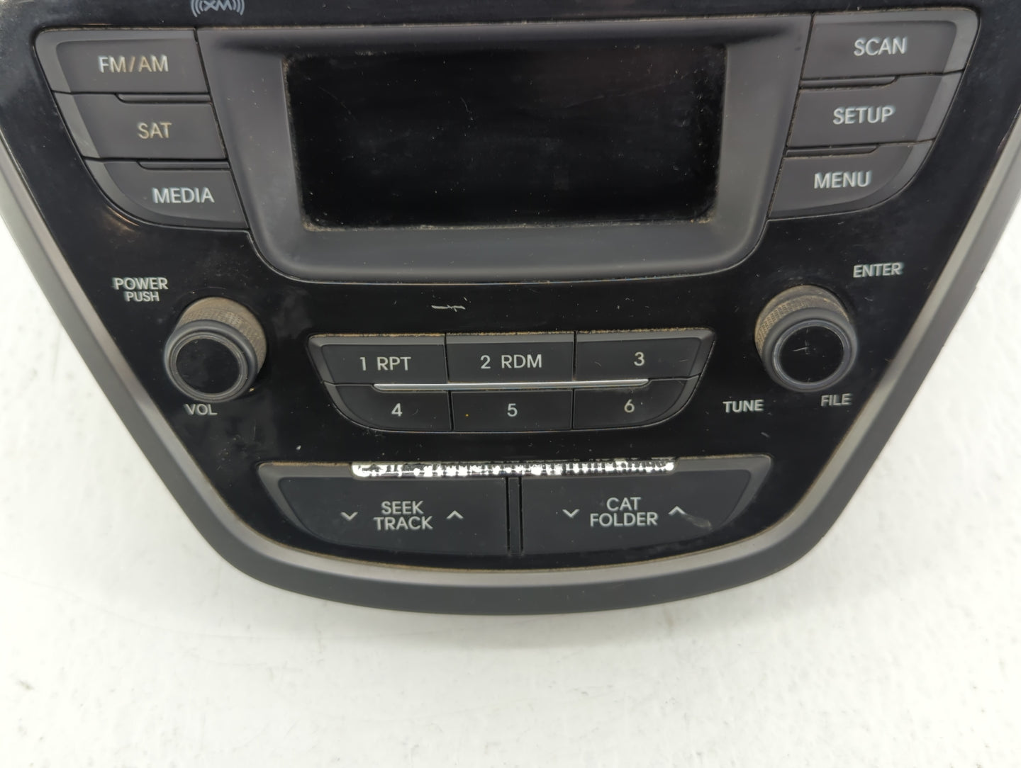 2014-2016 Hyundai Elantra Radio AM FM Cd Player Receiver Replacement P/N:96170-3X156GU Fits Fits 2014 2015 2016 OEM Used Aut