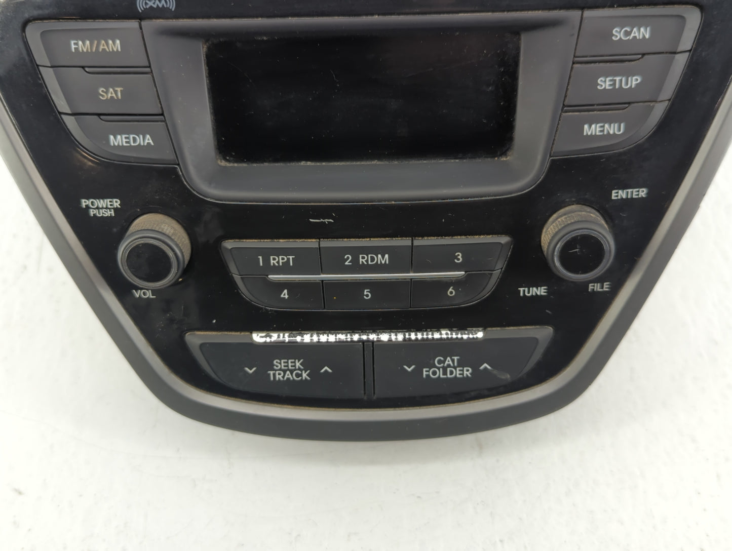 2014-2016 Hyundai Elantra Radio AM FM Cd Player Receiver Replacement P/N:96170-3X156GU Fits Fits 2014 2015 2016 OEM Used Aut