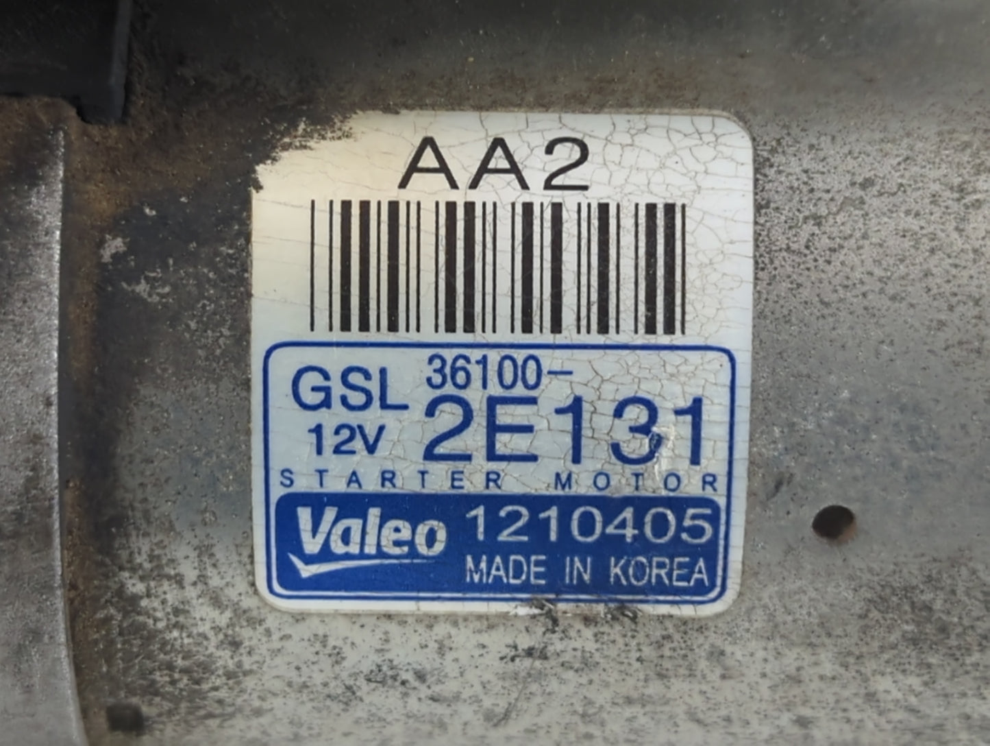 2016-2018 Hyundai Elantra Car Starter Motor Solenoid OEM P/N:36100-2E131 Fits Fits 2016 2017 2018 OEM Used Auto Parts - Oemu