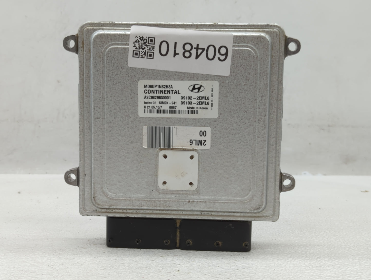 2014-2016 Hyundai Elantra PCM Engine Control Computer ECU ECM PCU OEM P/N:39103-2EML6 39102-2EML6 Fits Fits 2014 2015 2016 O