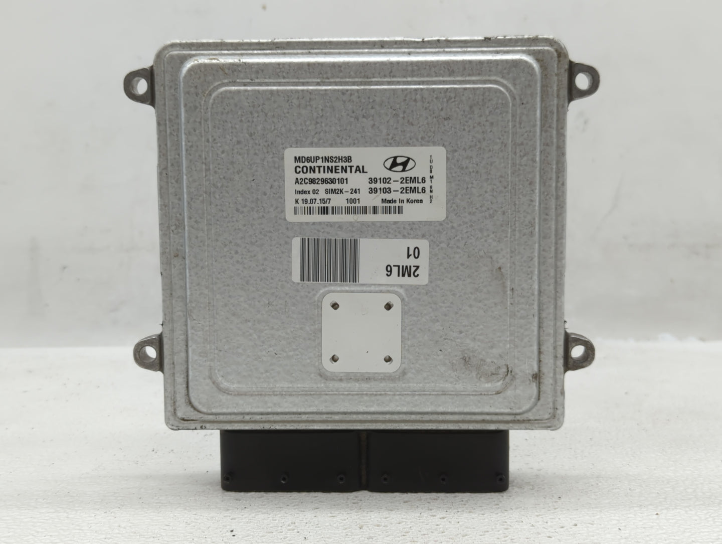 2014-2016 Hyundai Elantra PCM Engine Control Computer ECU ECM PCU OEM P/N:39102-2EML6 Fits Fits 2014 2015 2016 OEM Used Auto