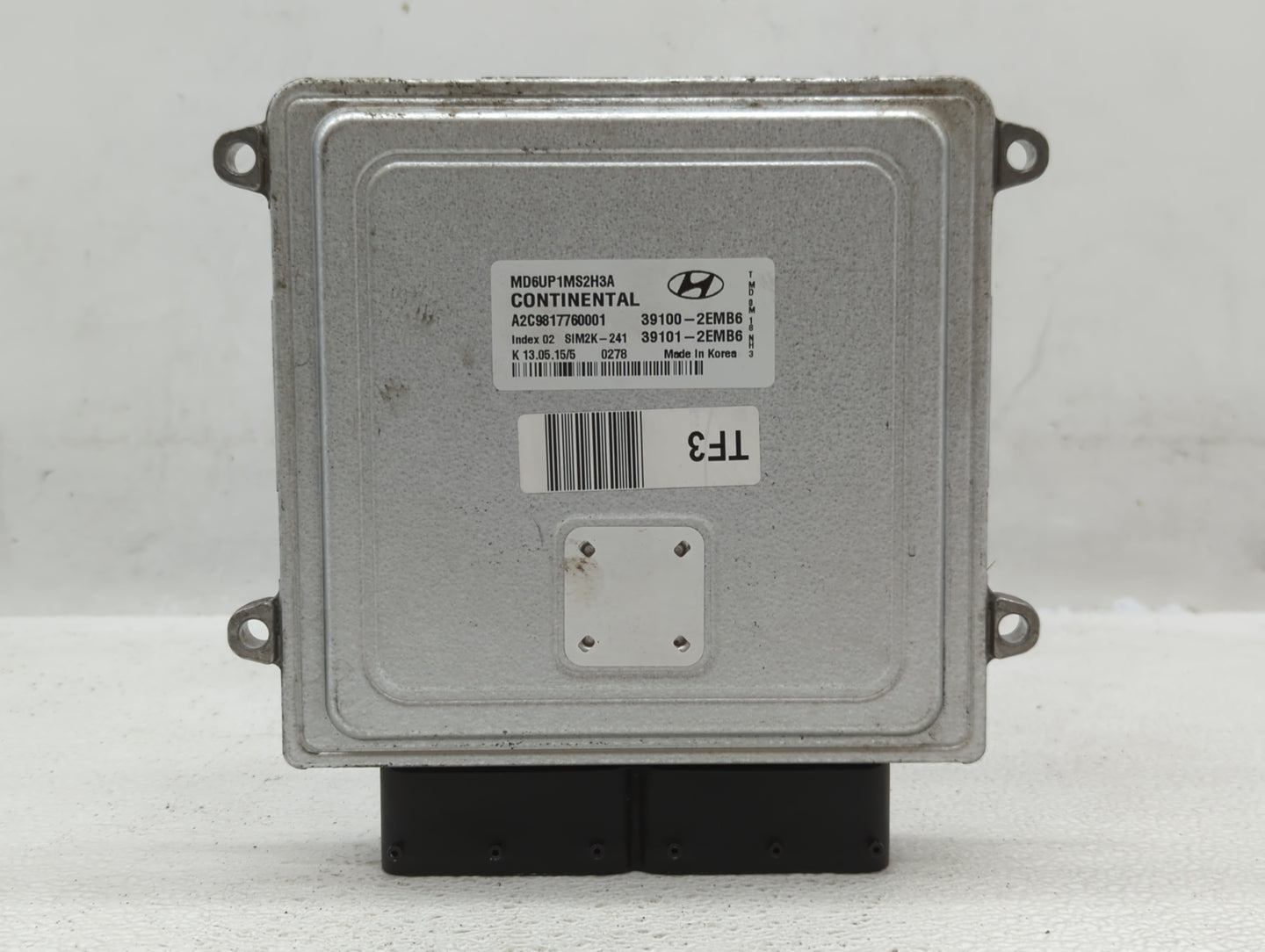2014-2016 Hyundai Elantra PCM Engine Control Computer ECU ECM PCU OEM P/N:39101-2EMB6 39100-2EMB6 Fits Fits 2014 2015 2016 O