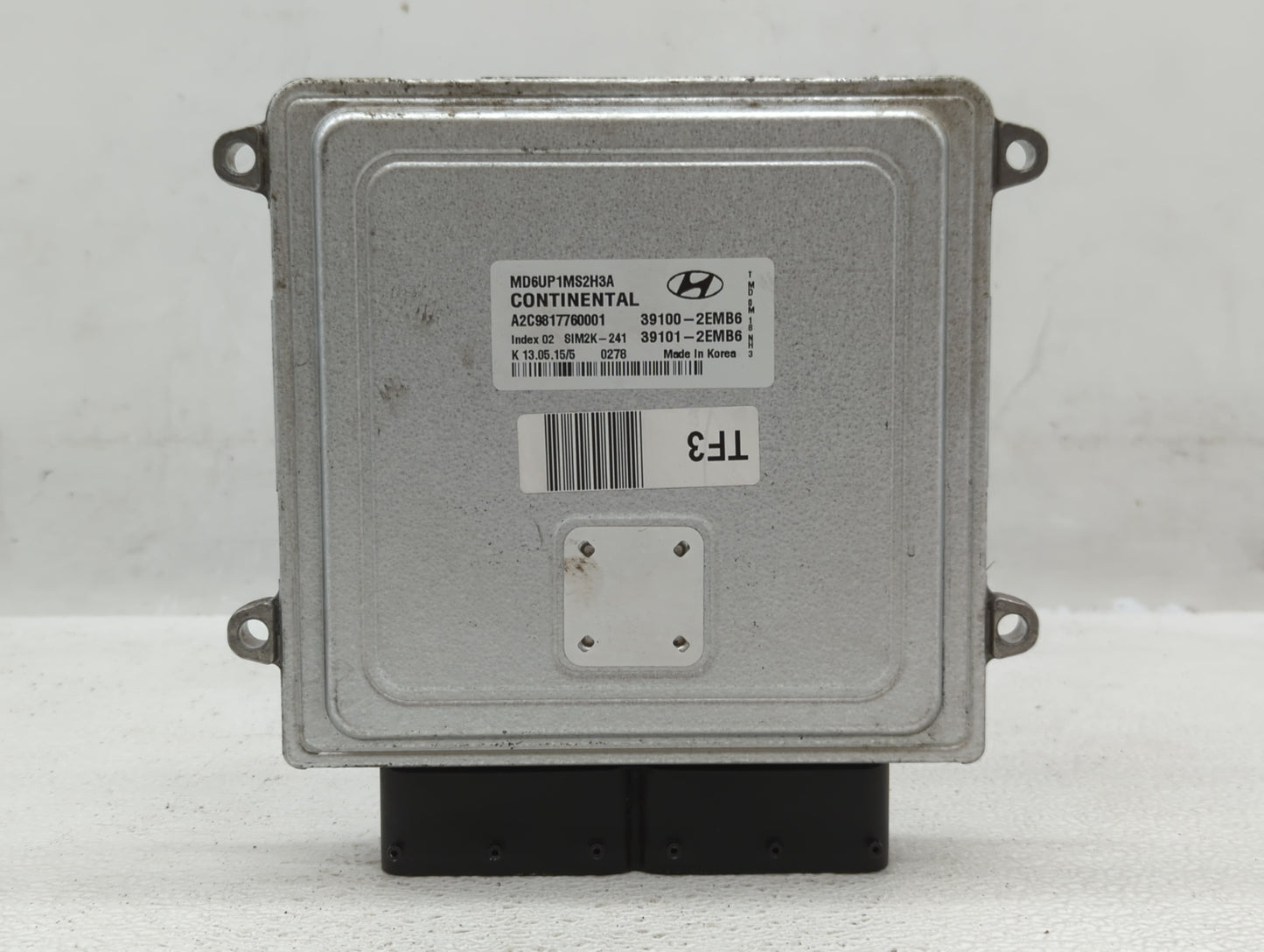 2014-2016 Hyundai Elantra PCM Engine Control Computer ECU ECM PCU OEM P/N:39101-2EMB6 39100-2EMB6 Fits Fits 2014 2015 2016 O