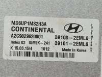 2014-2016 Hyundai Elantra PCM Engine Control Computer ECU ECM PCU OEM P/N:39100-2EML6 Fits Fits 2014 2015 2016 OEM Used Auto