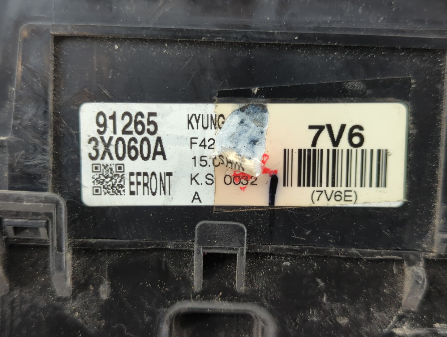 2014-2016 Hyundai Elantra Fusebox Fuse Box Panel Relay Module P/N:912653X060A Fits Fits 2014 2015 2016 OEM Used Auto Parts -