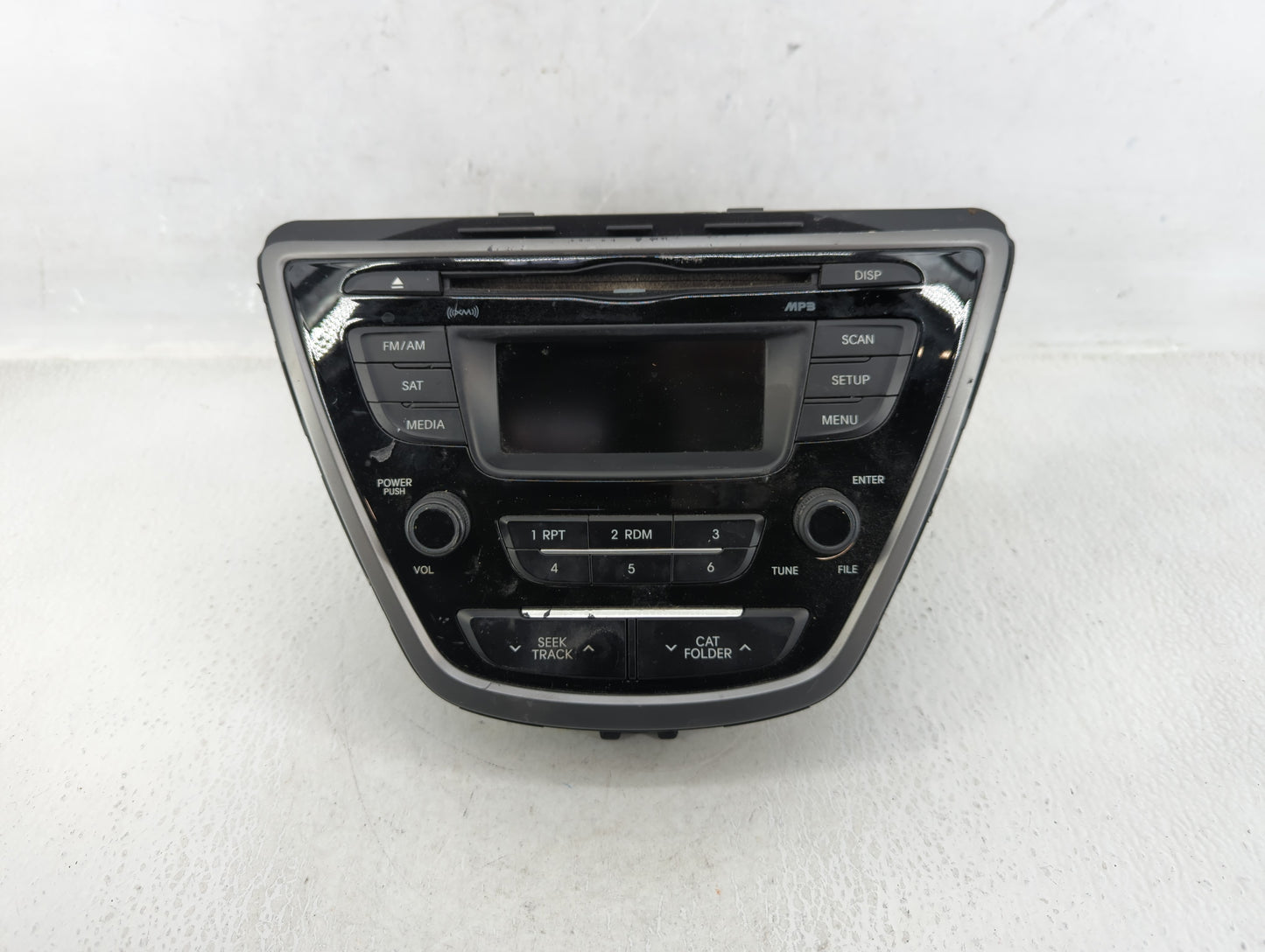 2014-2016 Hyundai Elantra Radio AM FM Cd Player Receiver Replacement P/N:96170-3X156GU Fits Fits 2014 2015 2016 OEM Used Aut