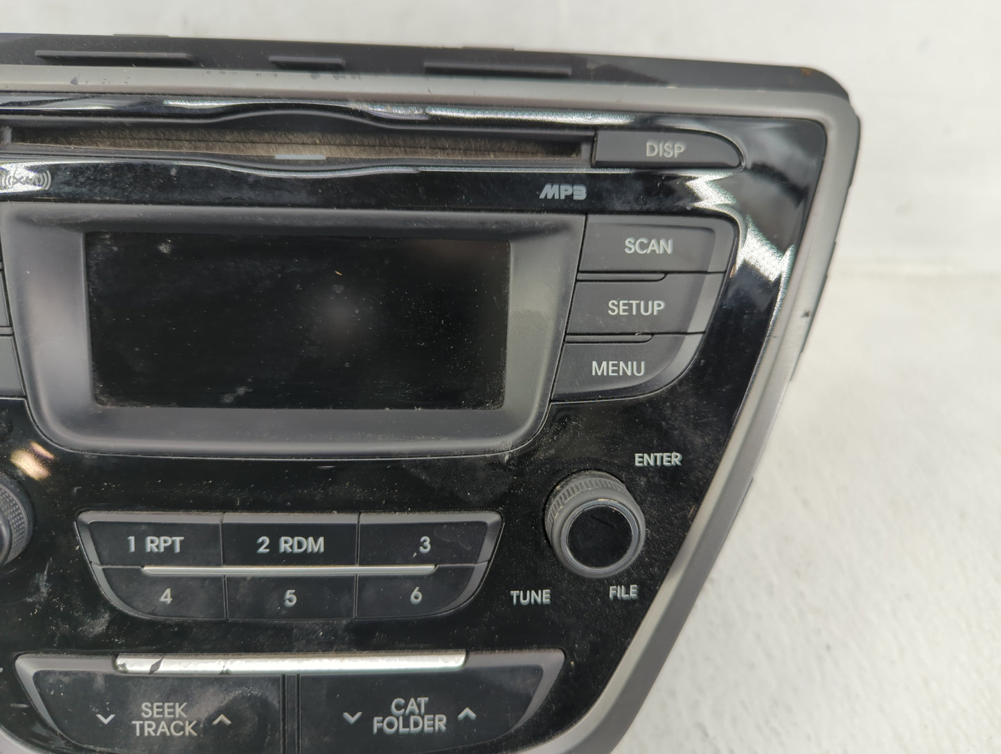 2014-2016 Hyundai Elantra Radio AM FM Cd Player Receiver Replacement P/N:96170-3X156GU Fits Fits 2014 2015 2016 OEM Used Aut