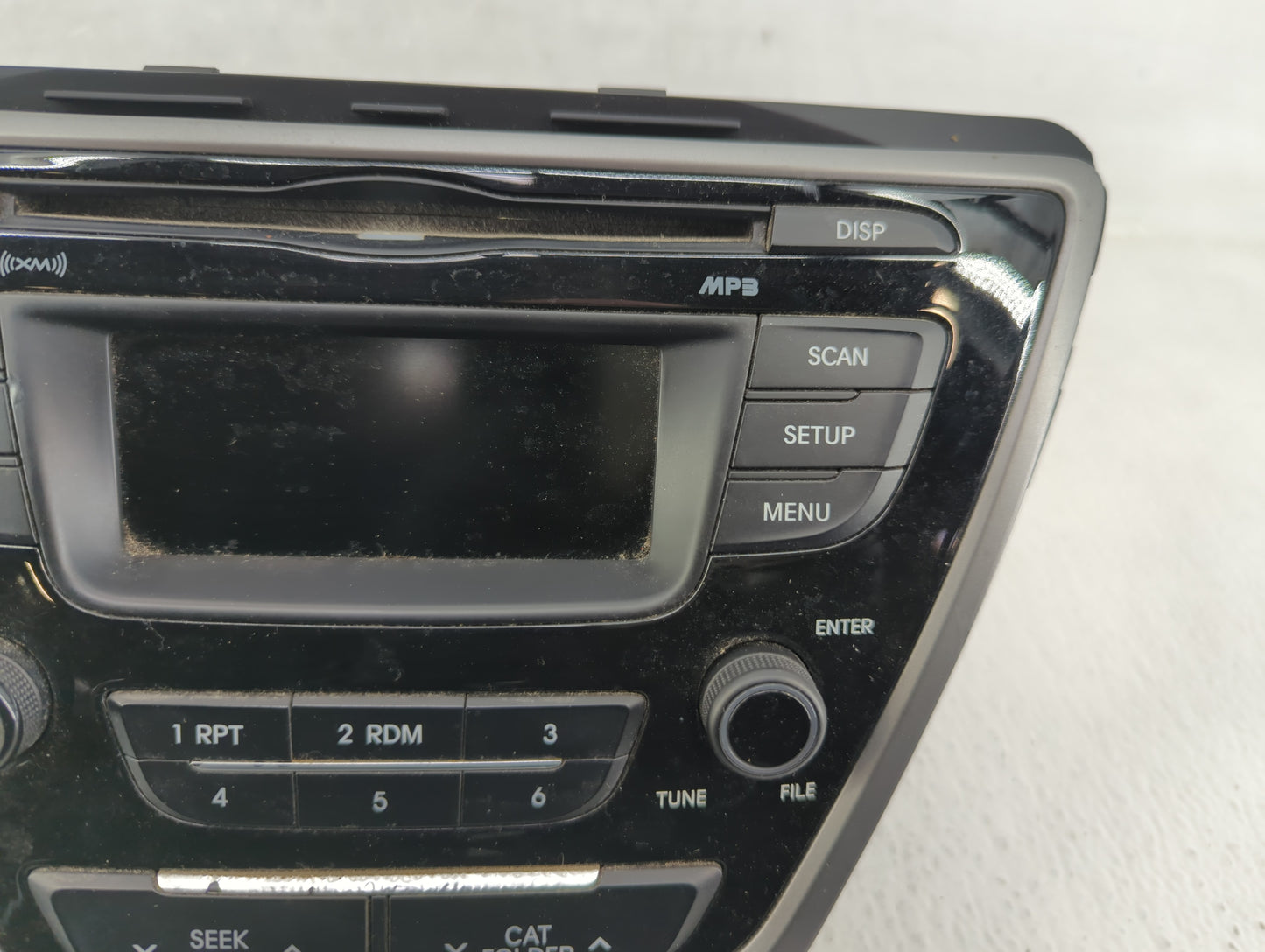 2014-2016 Hyundai Elantra Radio AM FM Cd Player Receiver Replacement P/N:96170-3X156GU Fits Fits 2014 2015 2016 OEM Used Aut