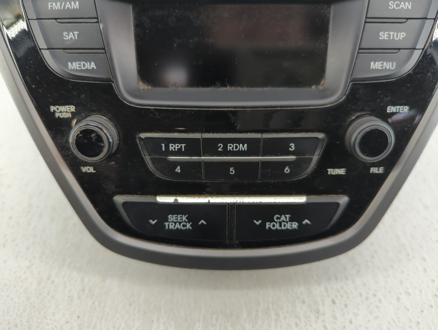 2014-2016 Hyundai Elantra Radio AM FM Cd Player Receiver Replacement P/N:96170-3X156GU Fits Fits 2014 2015 2016 OEM Used Aut