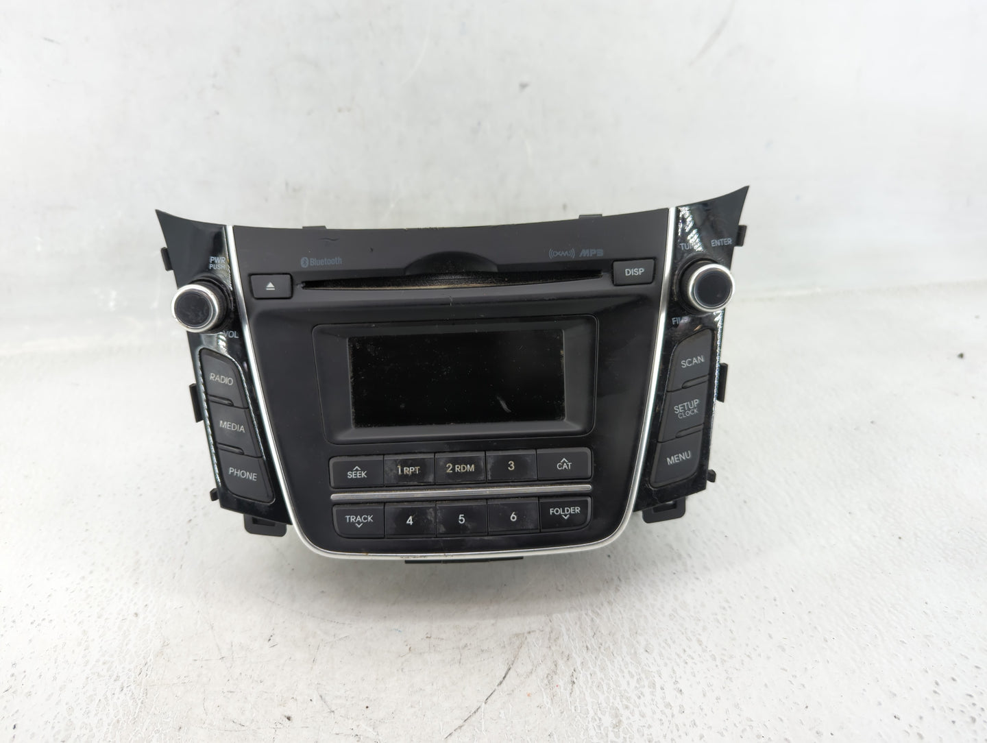 2016-2017 Hyundai Elantra Radio AM FM Cd Player Receiver Replacement P/N:96170-A5260GU Fits Fits 2016 2017 OEM Used Auto Par