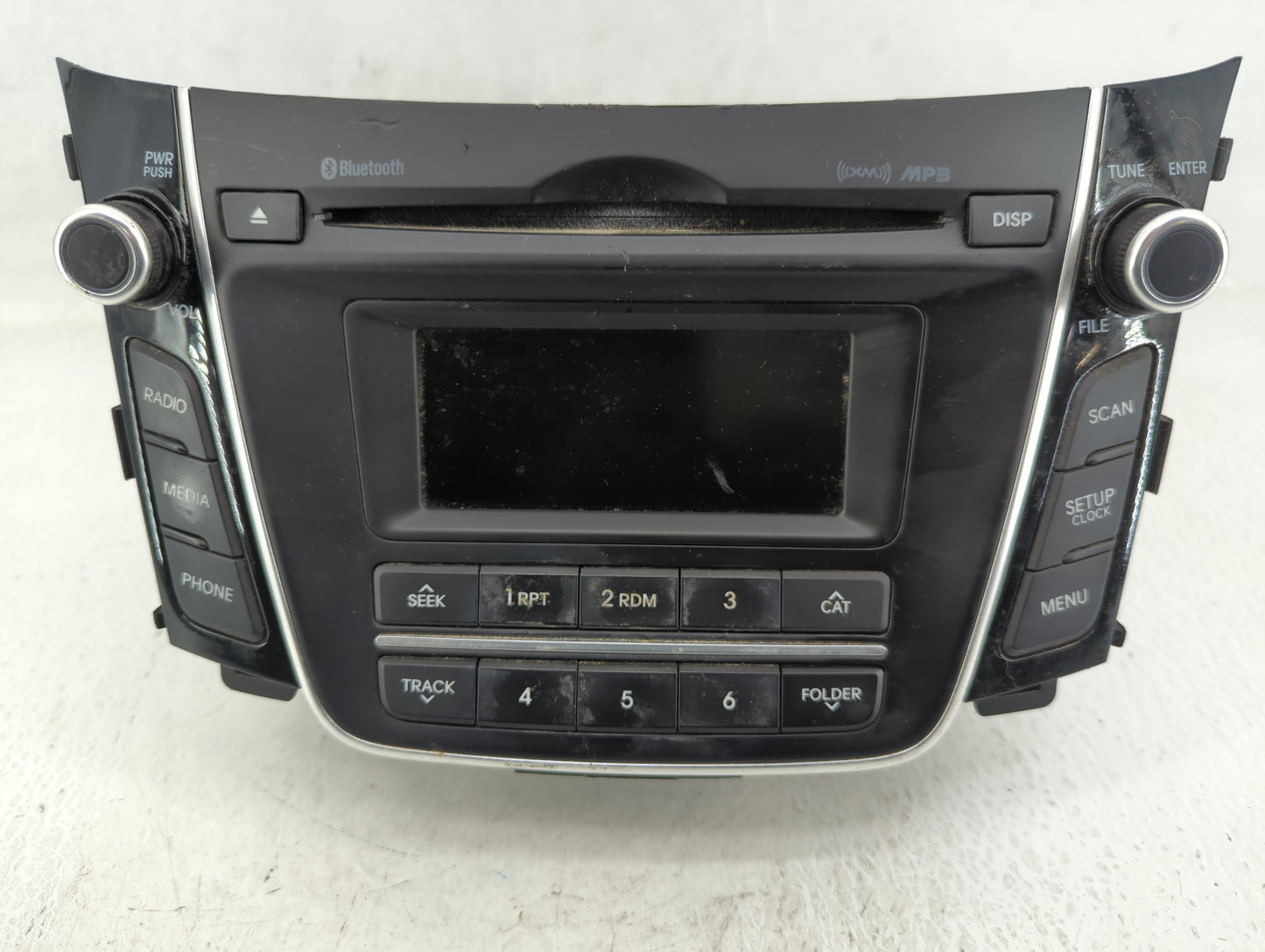 2016-2017 Hyundai Elantra Radio AM FM Cd Player Receiver Replacement P/N:96170-A5260GU Fits Fits 2016 2017 OEM Used Auto Par