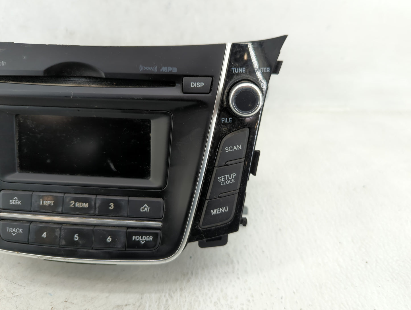 2016-2017 Hyundai Elantra Radio AM FM Cd Player Receiver Replacement P/N:96170-A5260GU Fits Fits 2016 2017 OEM Used Auto Par