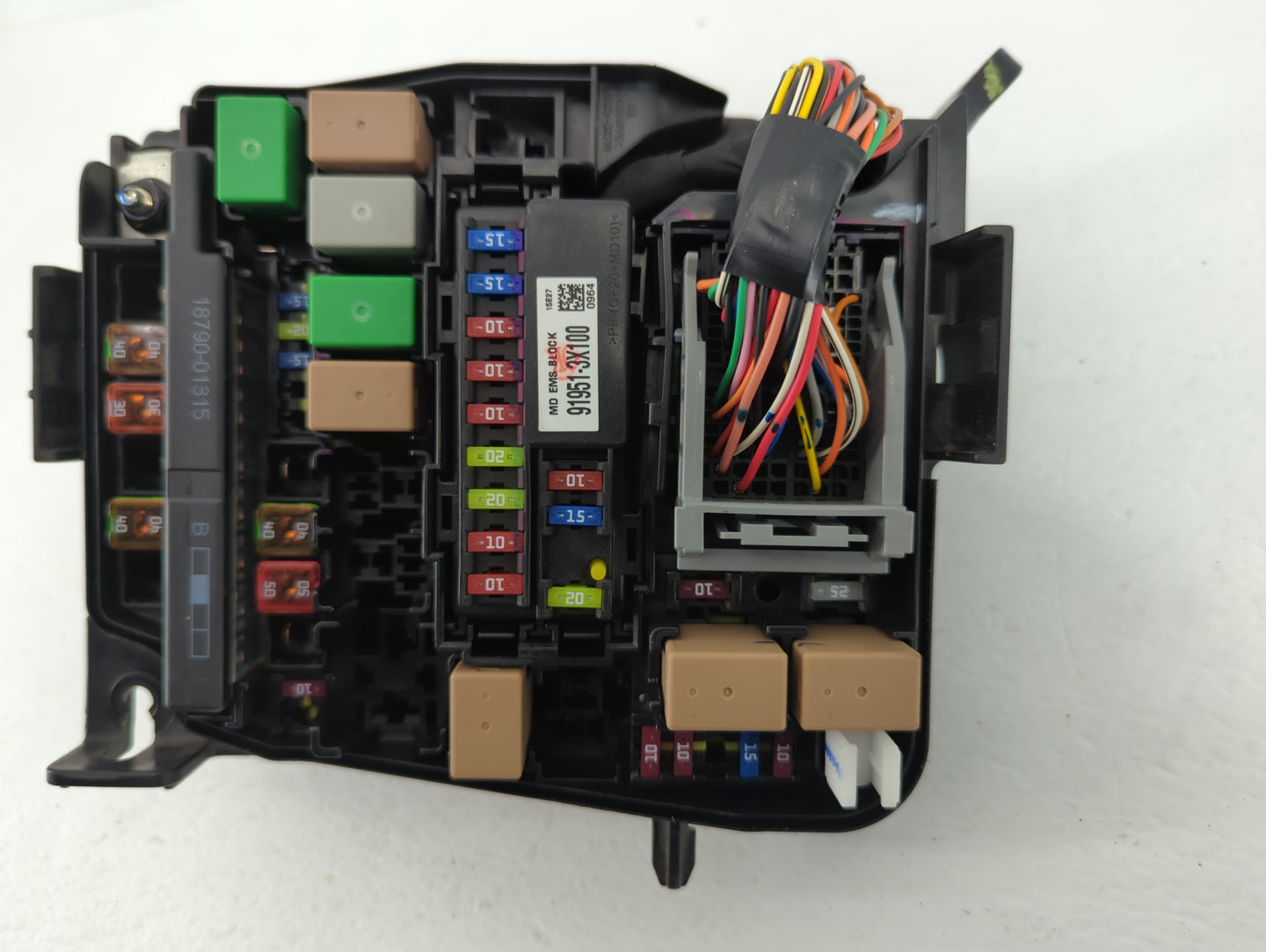 2014-2016 Hyundai Elantra Fusebox Fuse Box Panel Relay Module P/N:91951-3X710 Fits Fits 2014 2015 2016 OEM Used Auto Parts -