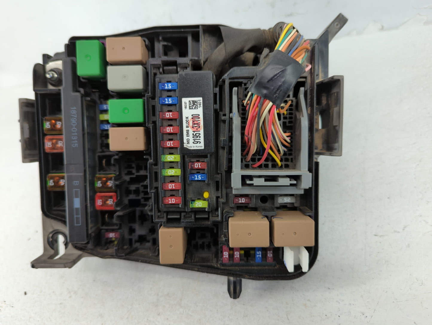 2014-2016 Hyundai Elantra Fusebox Fuse Box Panel Relay Module P/N:91951-3X710 Fits Fits 2014 2015 2016 OEM Used Auto Parts -