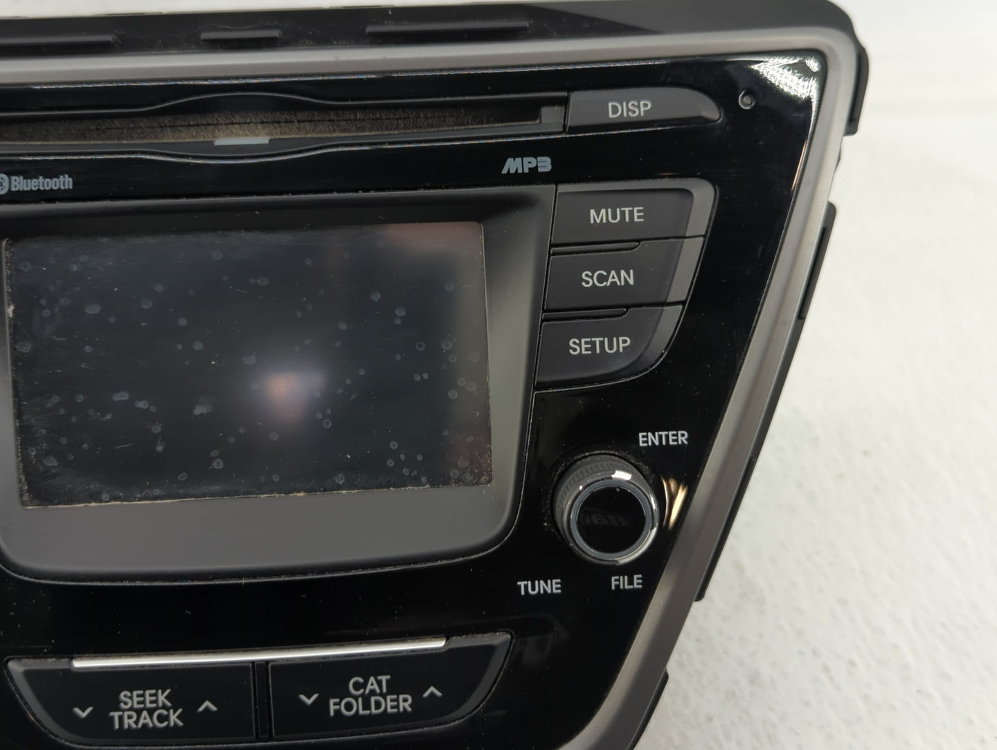 2014-2016 Hyundai Elantra Radio AM FM Cd Player Receiver Replacement P/N:96180-3X165GU Fits Fits 2014 2015 2016 OEM Used Aut