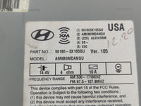 2014-2016 Hyundai Elantra Radio AM FM Cd Player Receiver Replacement P/N:96180-3X165GU Fits Fits 2014 2015 2016 OEM Used Aut