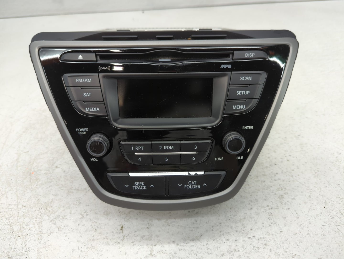 2014-2016 Hyundai Elantra Radio AM FM Cd Player Receiver Replacement P/N:96170-3X156GU Fits Fits 2014 2015 2016 OEM Used Aut