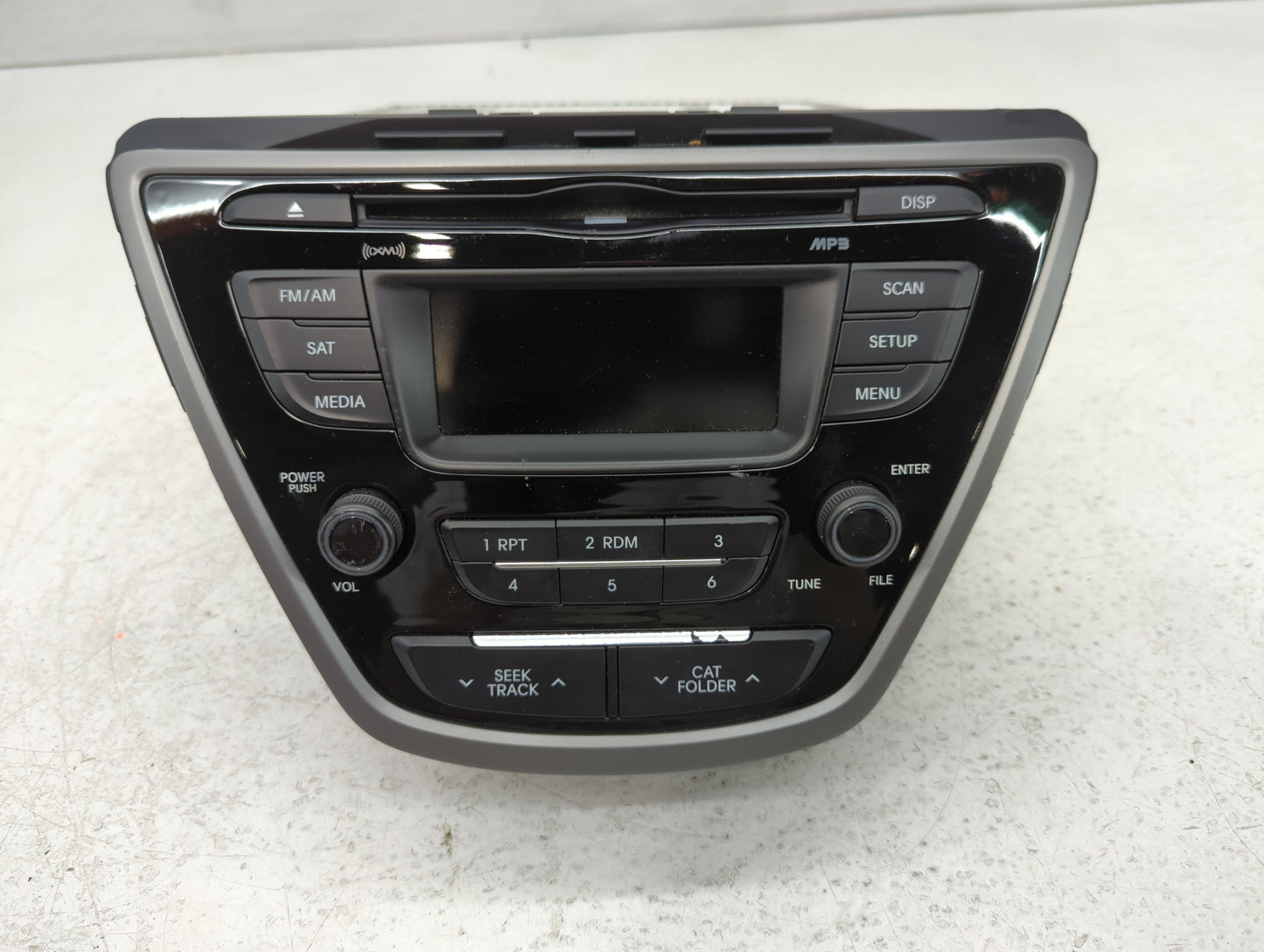 2014-2016 Hyundai Elantra Radio AM FM Cd Player Receiver Replacement P/N:96170-3X156GU Fits Fits 2014 2015 2016 OEM Used Aut