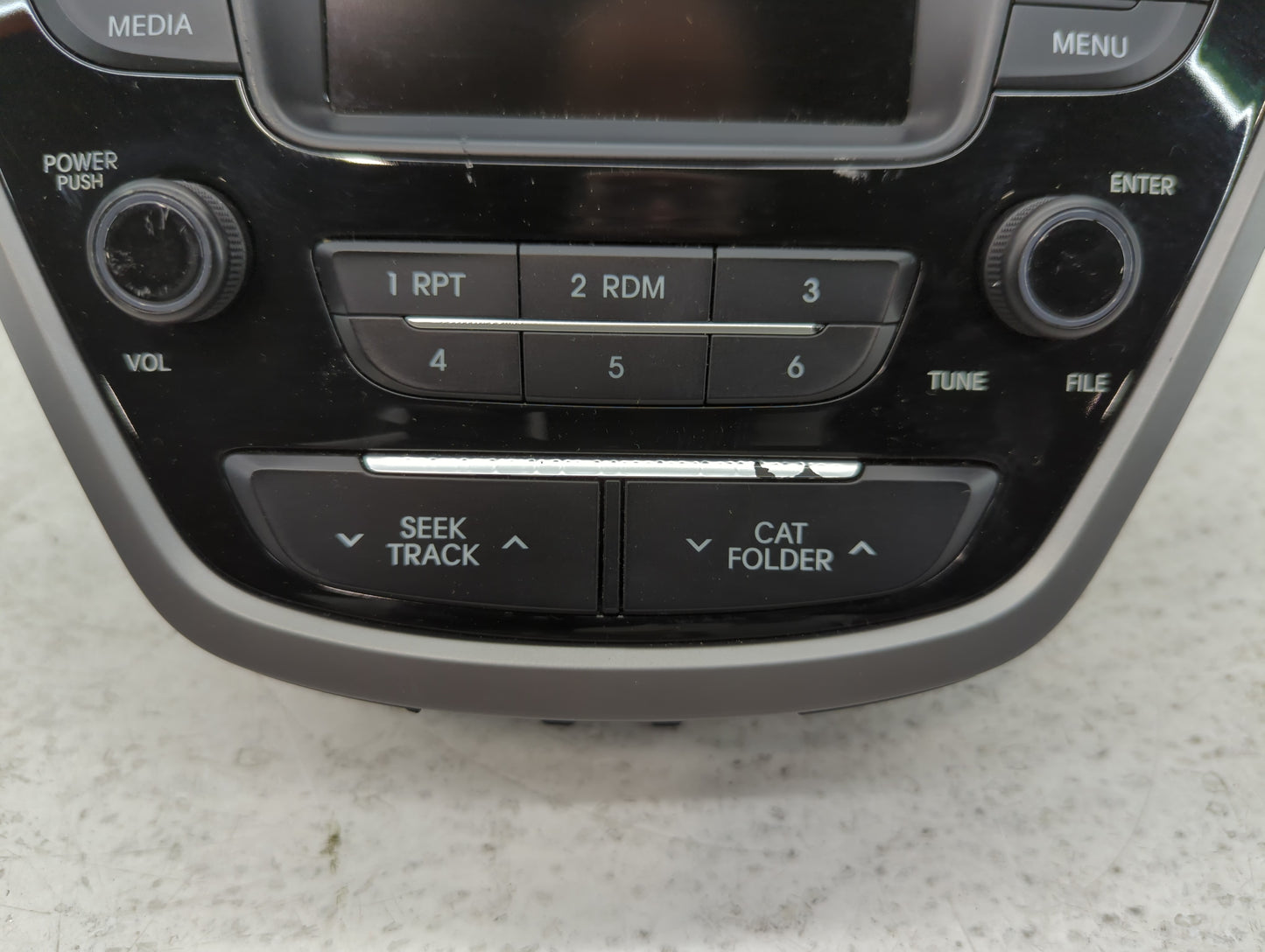 2014-2016 Hyundai Elantra Radio AM FM Cd Player Receiver Replacement P/N:96170-3X156GU Fits Fits 2014 2015 2016 OEM Used Aut