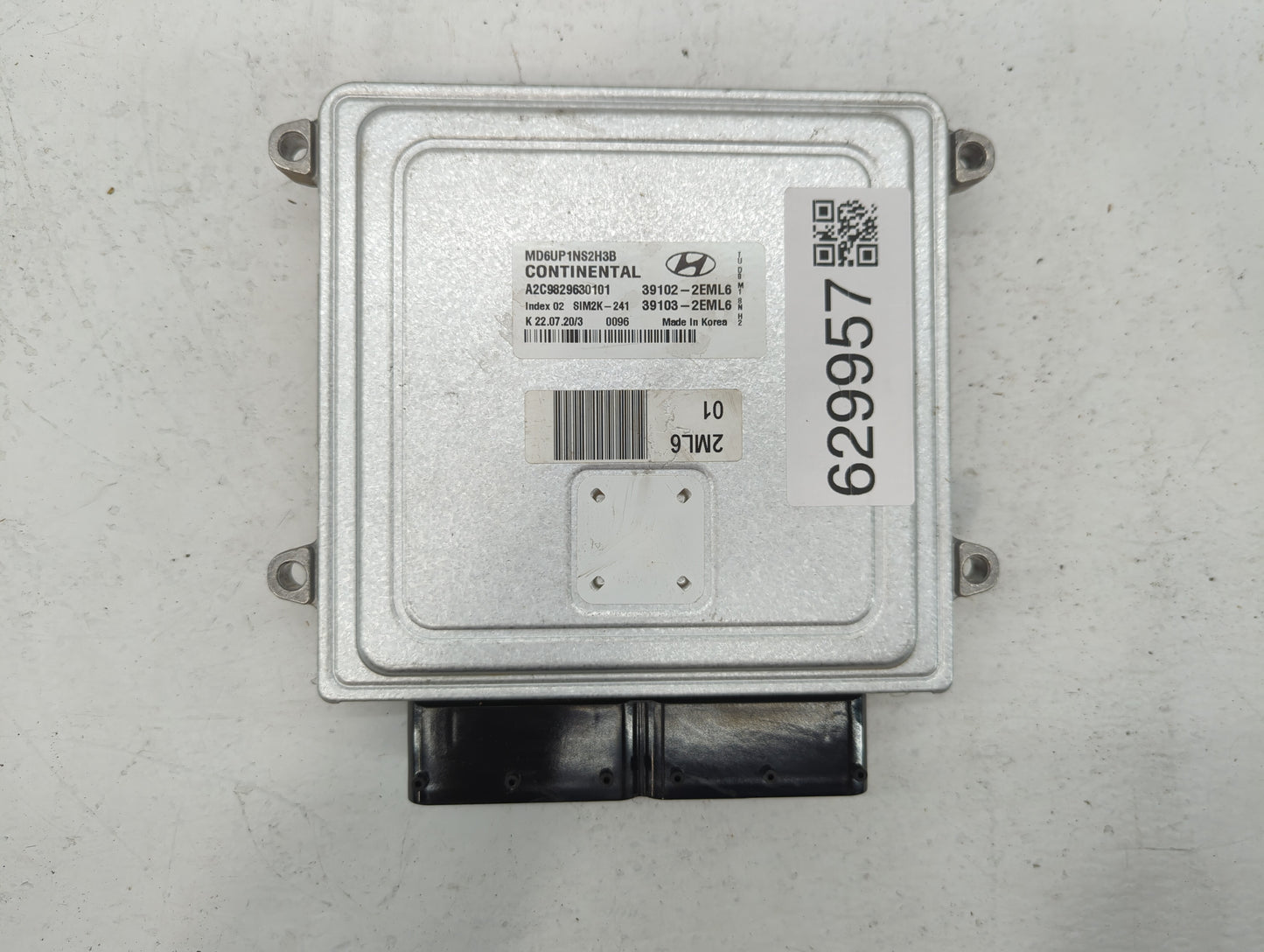 2014-2016 Hyundai Elantra PCM Engine Control Computer ECU ECM PCU OEM P/N:39103-2EML6 39102-2EML6 Fits Fits 2014 2015 2016 O