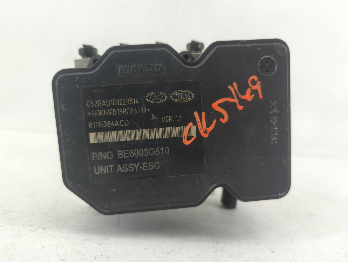 2014-2016 Hyundai Elantra ABS Pump Control Module Replacement P/N:58920-3X630 Fits Fits 2014 2015 2016 OEM Used Auto Parts -