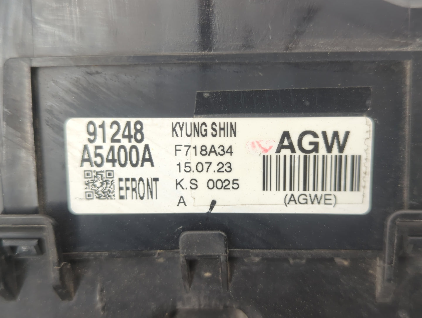 2016-2017 Hyundai Elantra Fusebox Fuse Box Panel Relay Module P/N:91248-A54400A Fits Fits 2016 2017 OEM Used Auto Parts - Oe