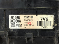 2014-2016 Hyundai Elantra Fusebox Fuse Box Panel Relay Module P/N:91265 3X060A Fits Fits 2014 2015 2016 OEM Used Auto Parts 