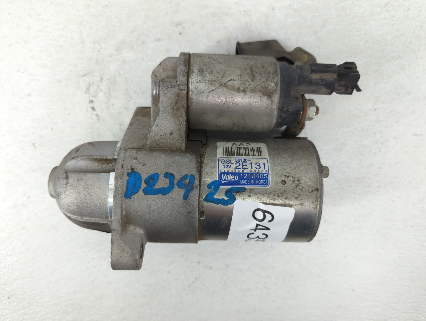 2014-2016 Hyundai Elantra Car Starter Motor Solenoid OEM P/N:36100-2E131 Fits Fits 2014 2015 2016 OEM Used Auto Parts - Oemu