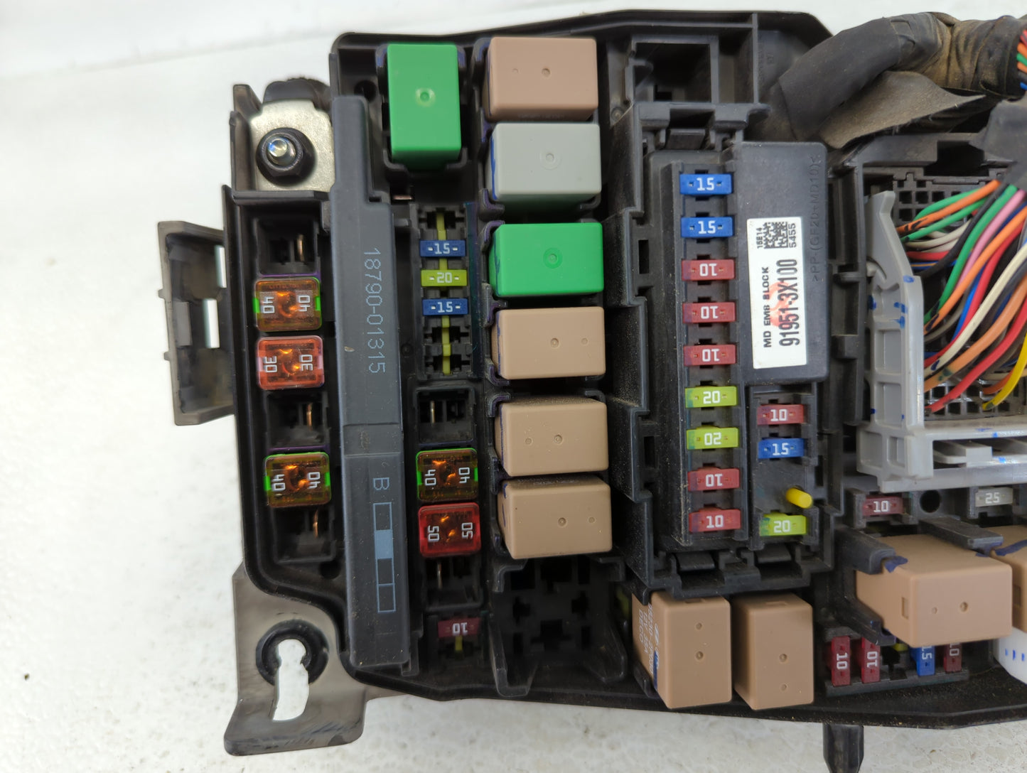 2014-2016 Hyundai Elantra Fusebox Fuse Box Panel Relay Module P/N:91951-3X710 Fits Fits 2014 2015 2016 OEM Used Auto Parts -