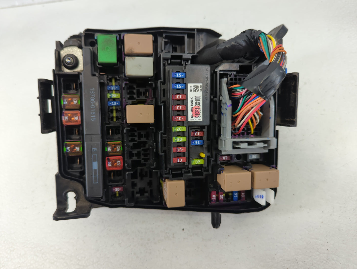 2014-2016 Hyundai Elantra Fusebox Fuse Box Panel Relay Module P/N:91951-3X710 Fits Fits 2014 2015 2016 OEM Used Auto Parts -
