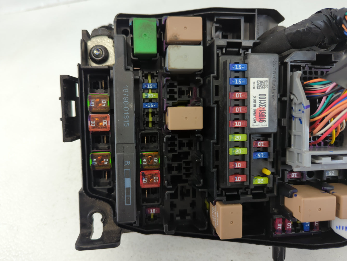 2014-2016 Hyundai Elantra Fusebox Fuse Box Panel Relay Module P/N:91951-3X710 Fits Fits 2014 2015 2016 OEM Used Auto Parts -