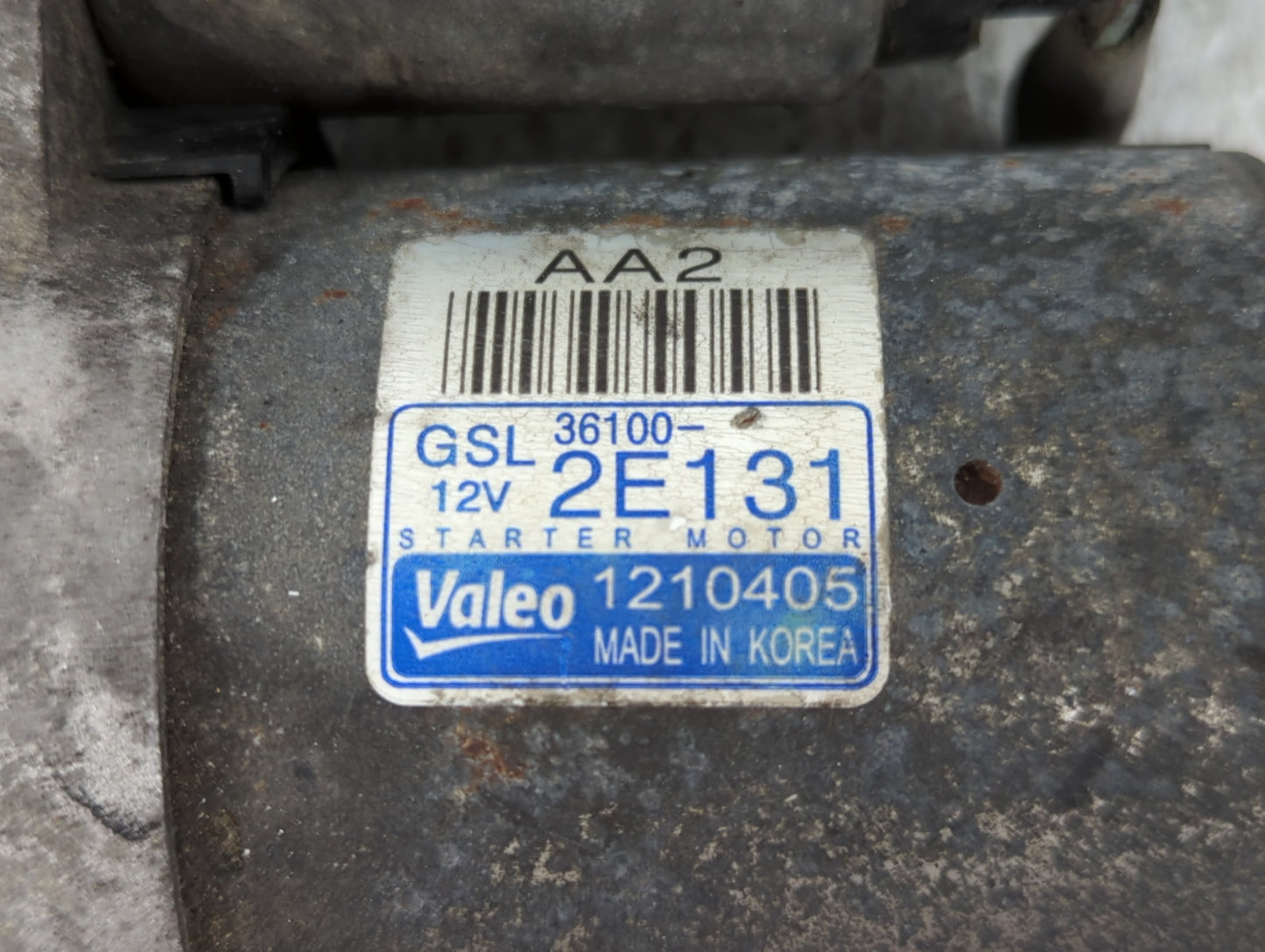 2014-2016 Hyundai Elantra Car Starter Motor Solenoid OEM P/N:1210405 36100-2E131 Fits Fits 2014 2015 2016 OEM Used Auto Part
