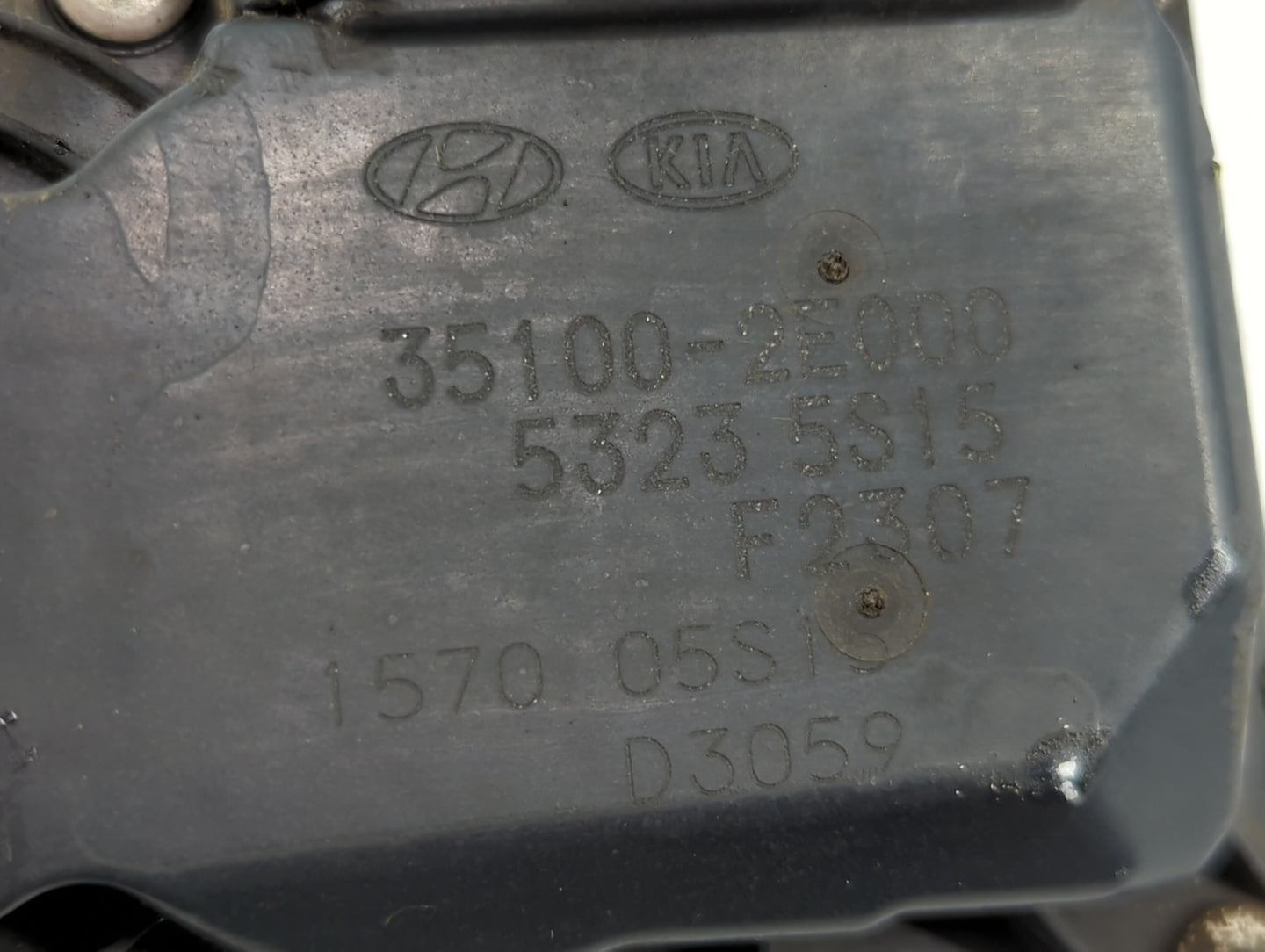 2011-2020 Hyundai Elantra Throttle Body P/N:35100-2E000 Fits Fits 2011 2012 2013 2014 2015 2016 2017 2018 2019 2020 2021 OEM