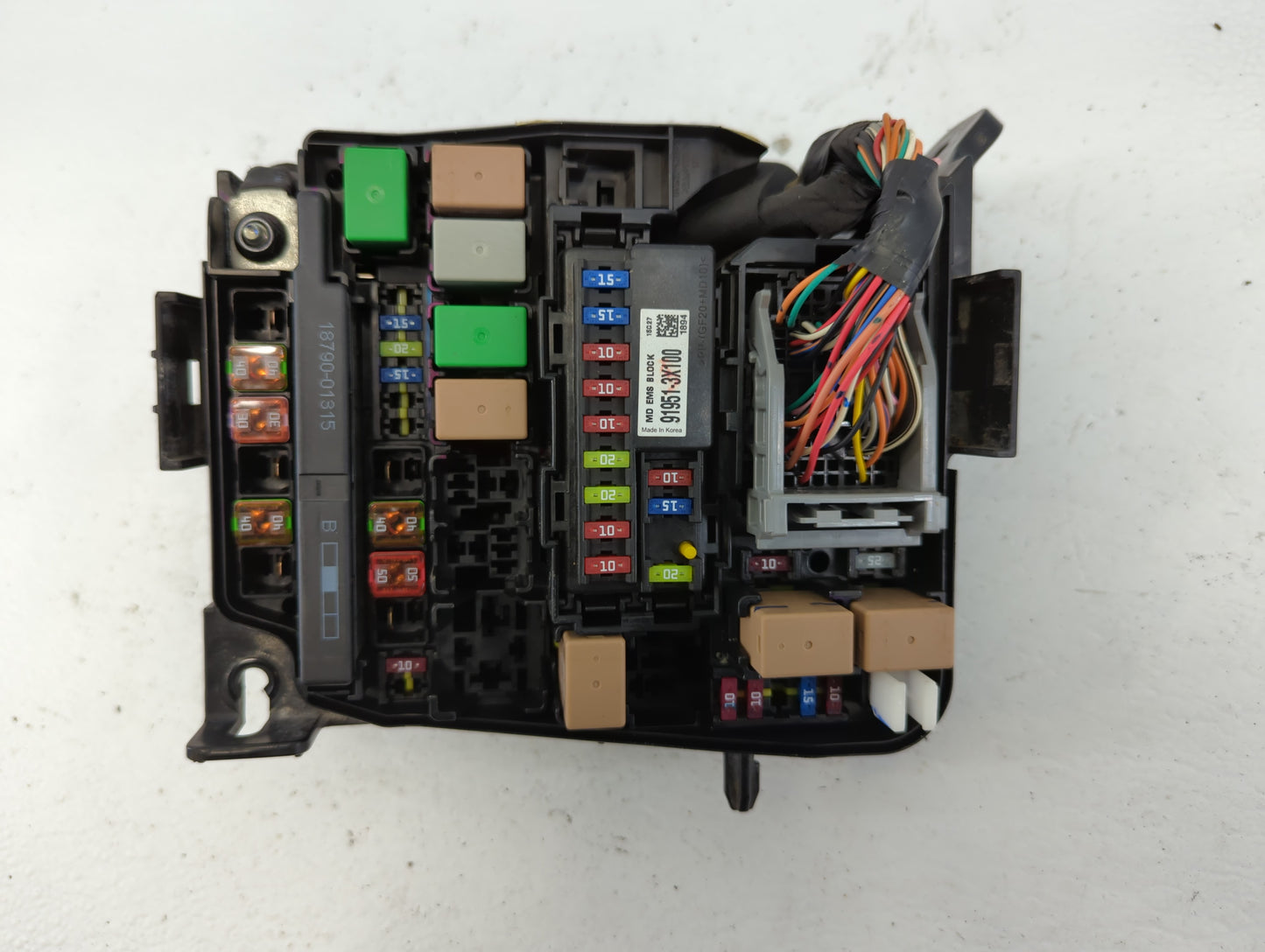 2014-2016 Hyundai Elantra Fusebox Fuse Box Panel Relay Module P/N:1508190773 914313Y080UA, 91951-3X710 Fits Fits 2014 2015 2