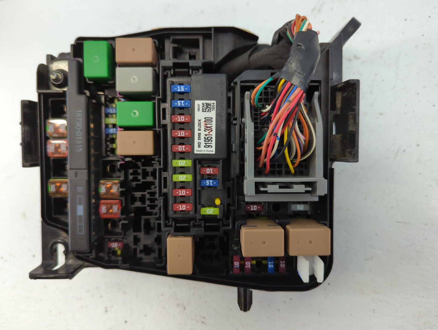 2014-2016 Hyundai Elantra Fusebox Fuse Box Panel Relay Module P/N:1508190773 914313Y080UA, 91951-3X710 Fits Fits 2014 2015 2